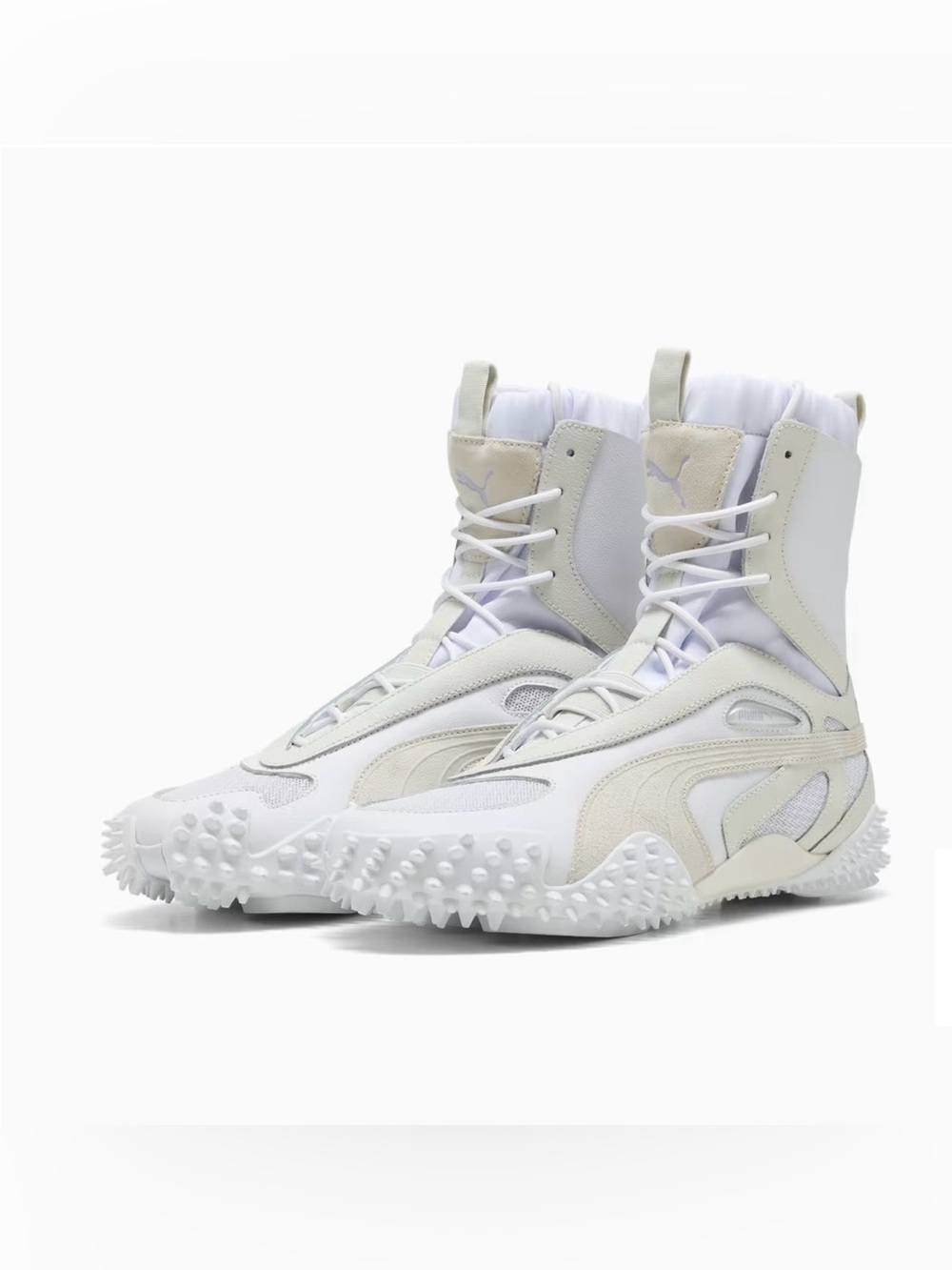 Puma Mostro Mid Women’s White and Light Beige Sneaker Boot